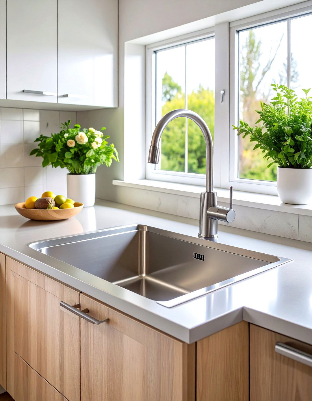 Stainless Steel Corner Kitchen Sink Maintenance - 24 Corner Kitchen Sink Ideas