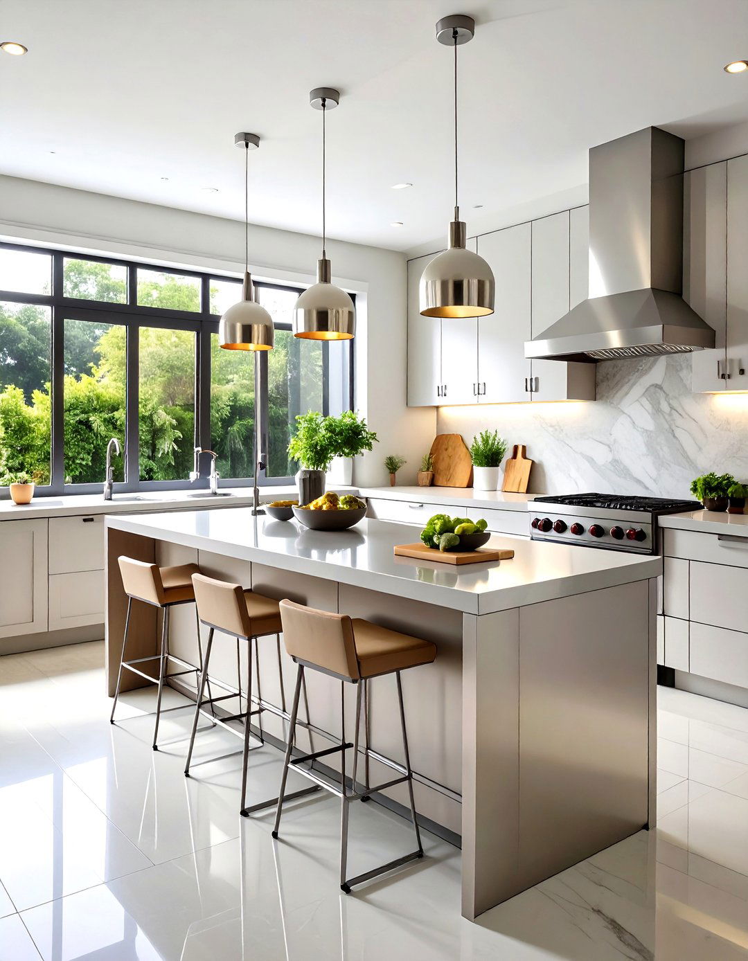 Stainless Steel Professional Breakfast Bar - 24 Breakfast Bar Ideas