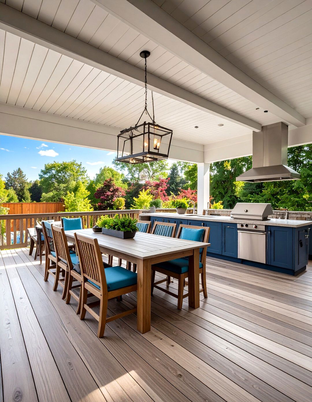 Stainless Steel Professional Grade Outdoor Kitchen - 24 Summer Kitchen Ideas