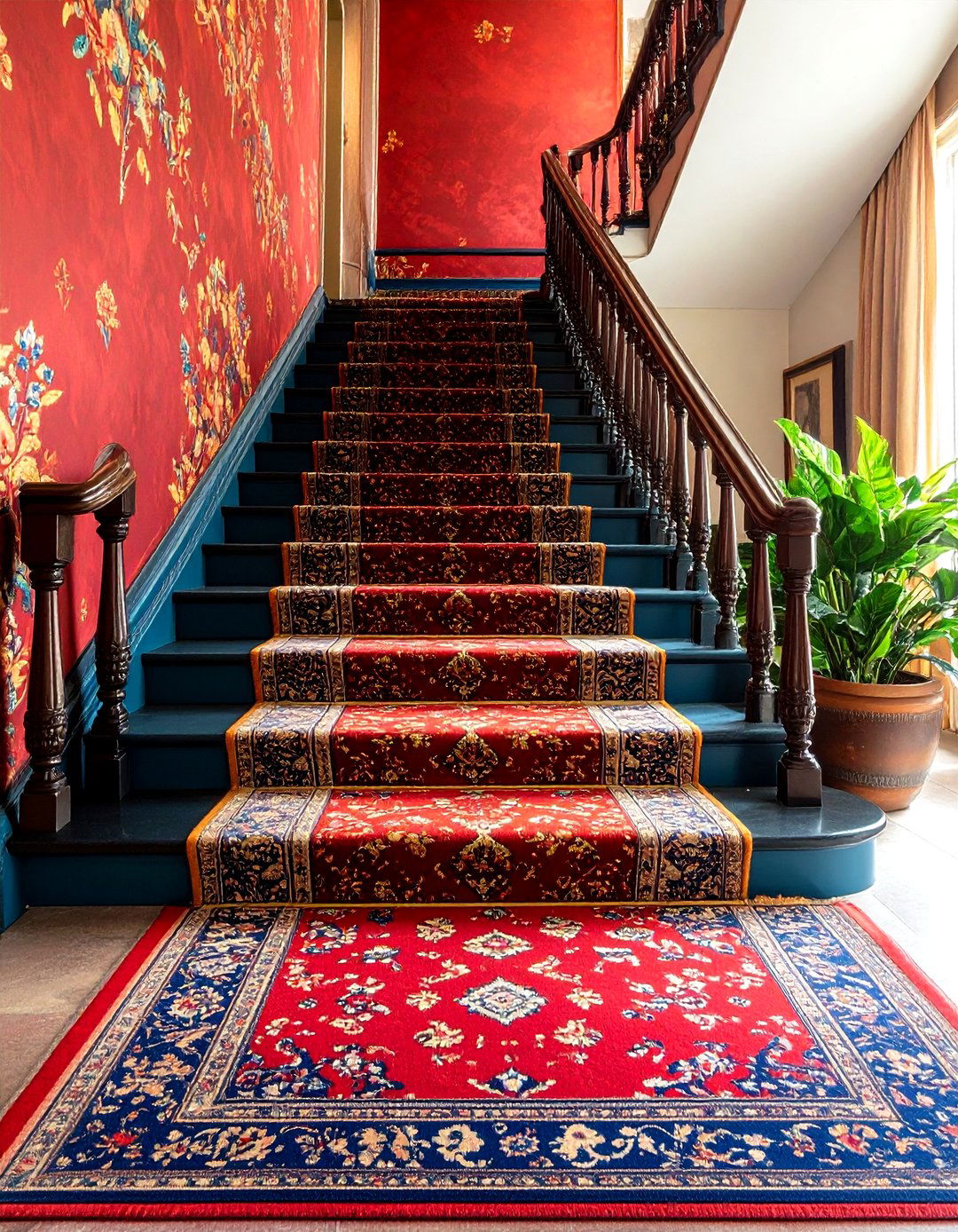 Stair Runner Coordination - 24 Staircase Wall Ideas
