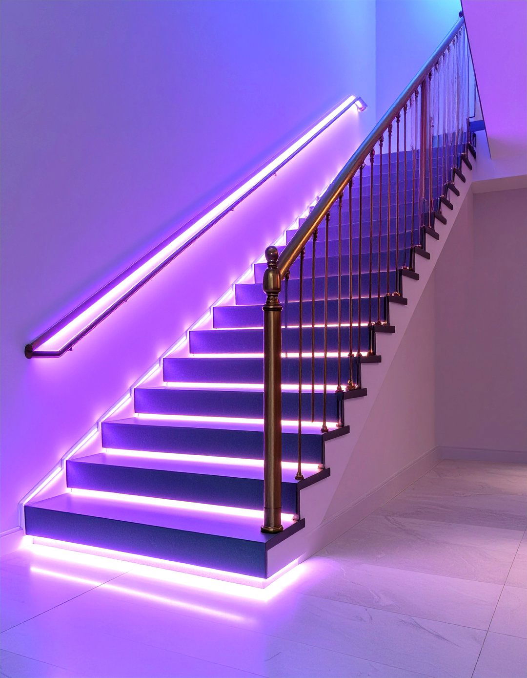 Staircase Safety Soffit Lighting - 24 Soffit Lighting Ideas