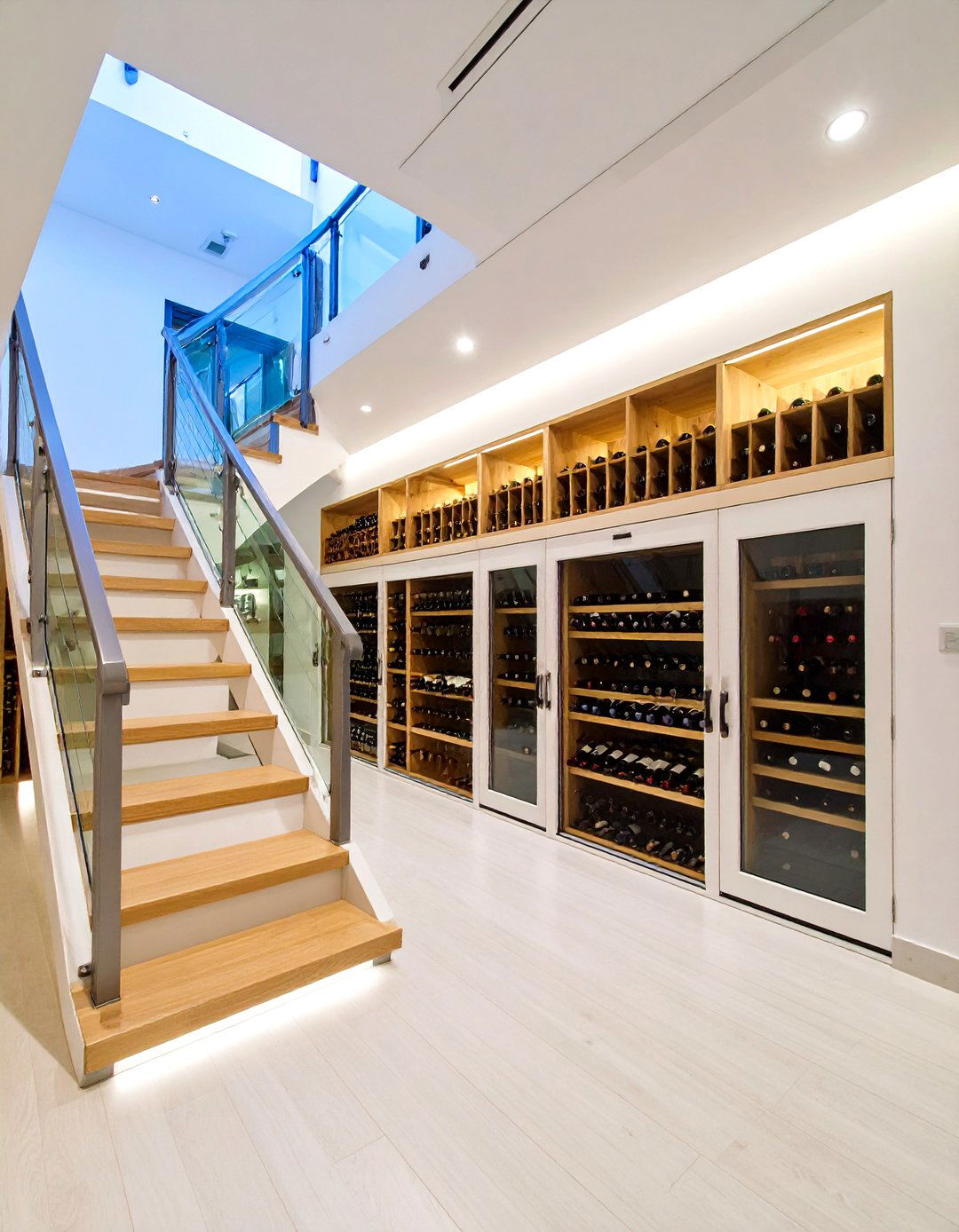 Staircase Wine Cellar Storage - 24 Staircase Ideas