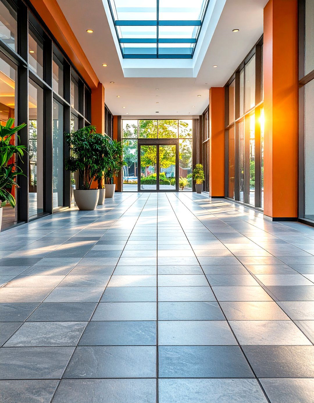 Stamped Cobblestone Pattern Floors - 24 Concrete Floor Ideas