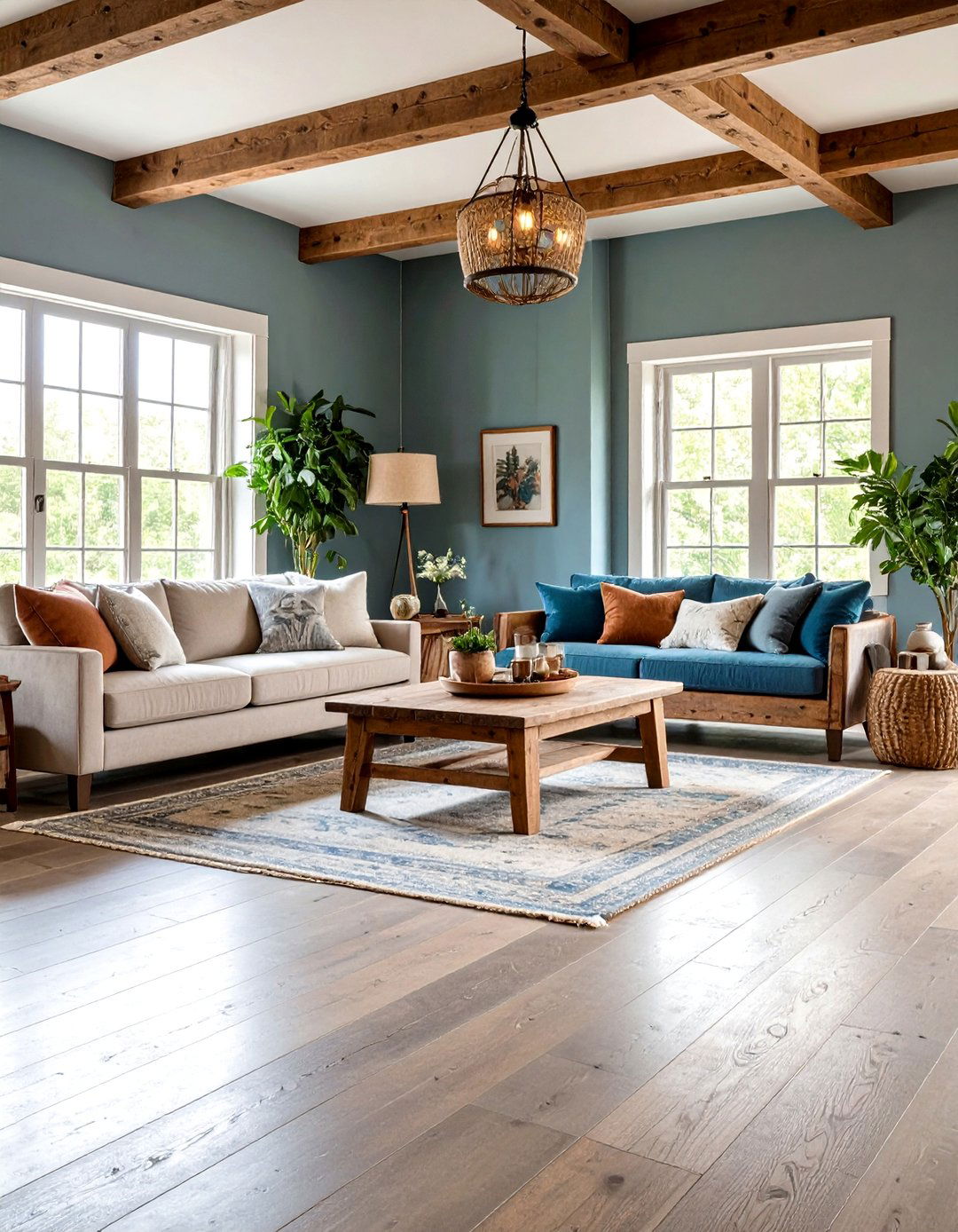 Stamped Wood Look Concrete Floor with Rustic Charm