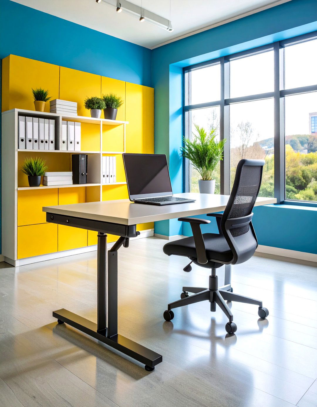 Standing Desk Built In with Adjustable Features - 24 Built-in Desk Ideas