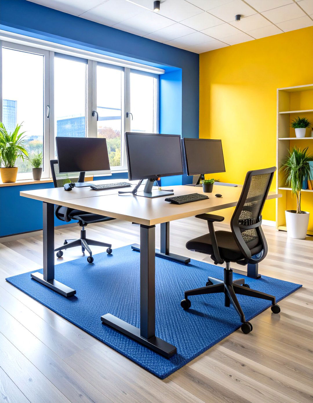 Standing Desk Office Setup - 24 Modern Home Office Ideas