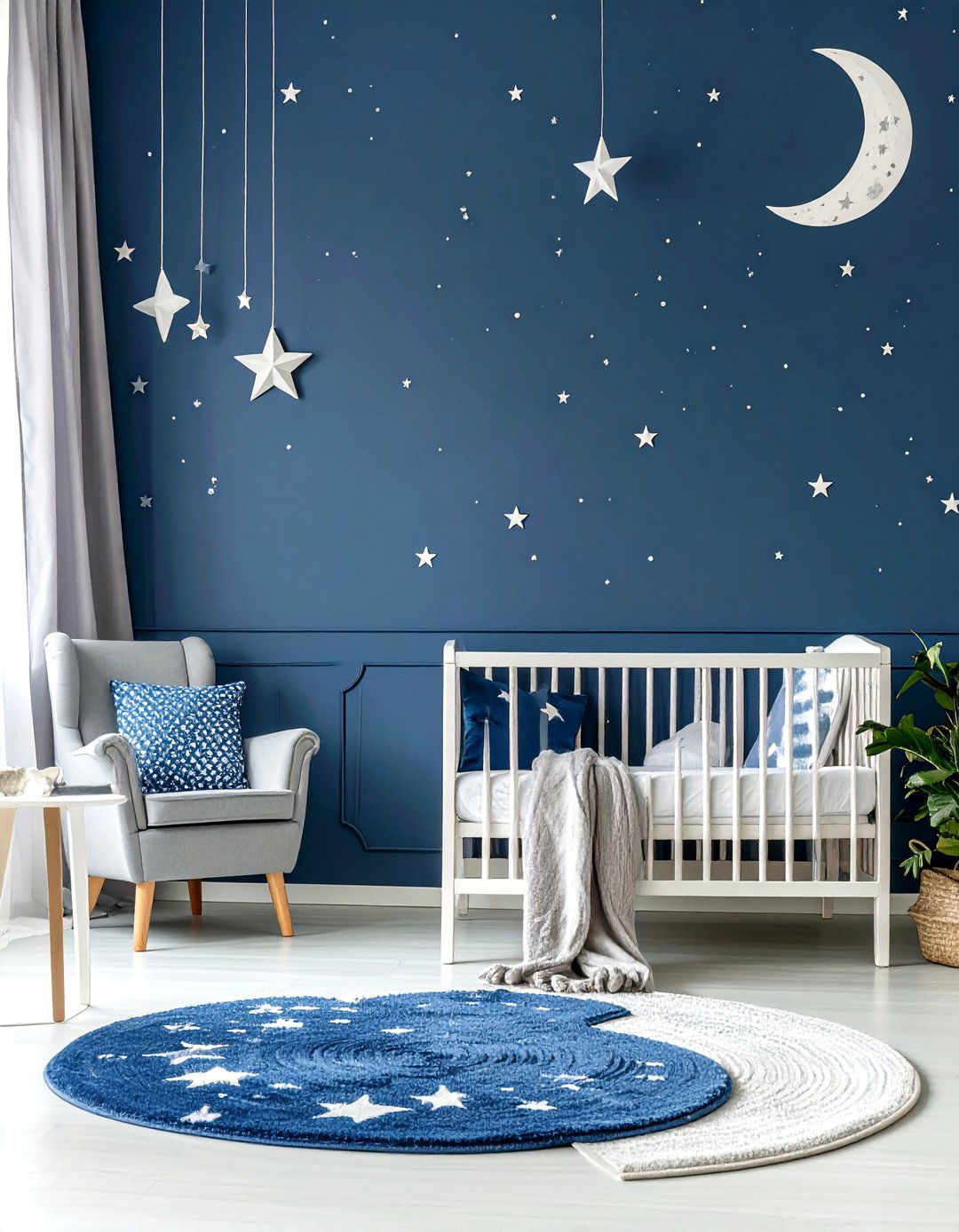 Star and Constellation Night Sky - 24 Nursery Wall Decor Ideas