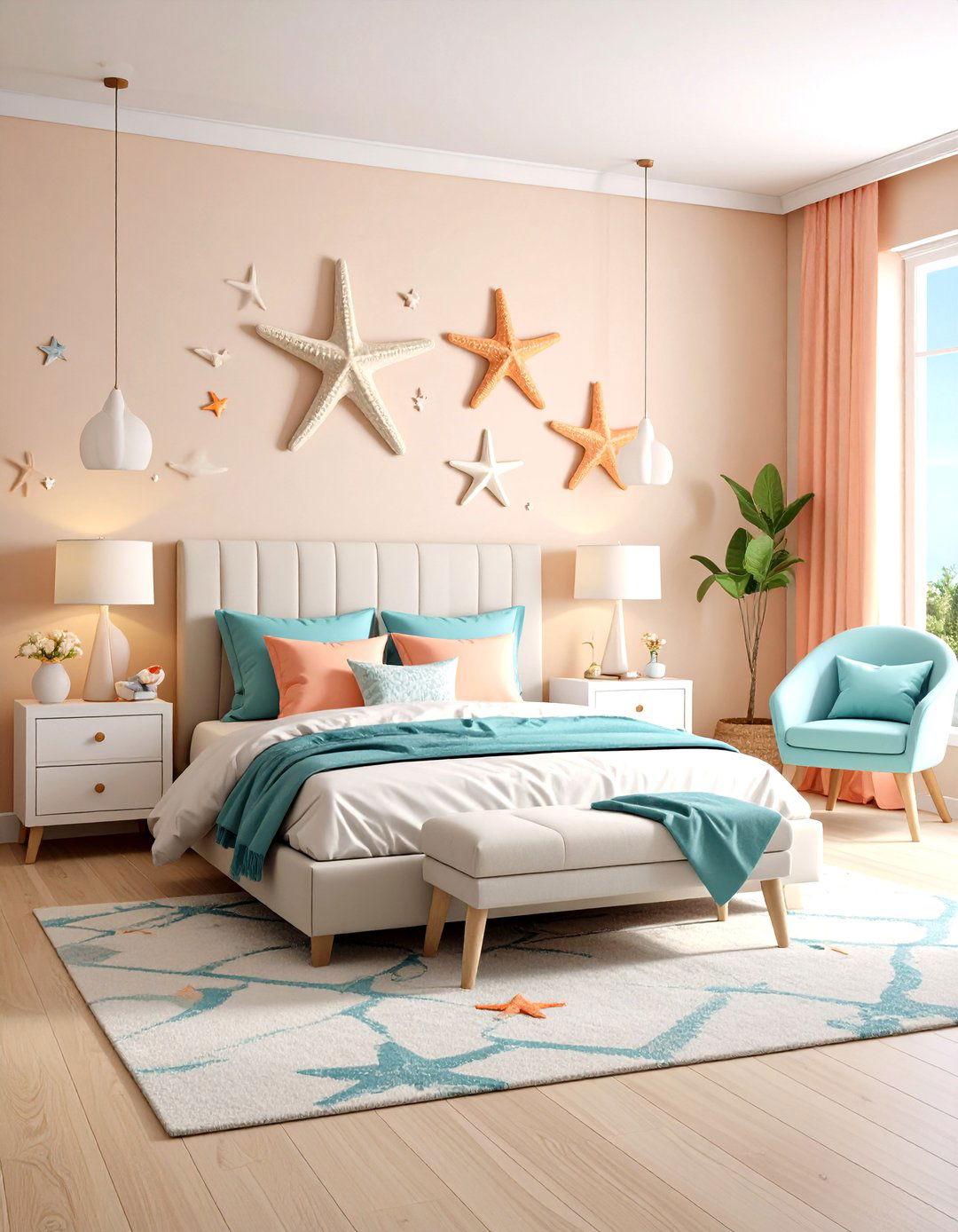 Starfish Kingdom - 24 Underwater Mermaid Bedroom Ideas