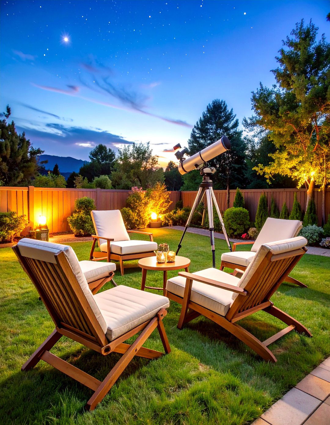 Stargazing and Astronomy Zone - 24 Backyard Entertainment Ideas