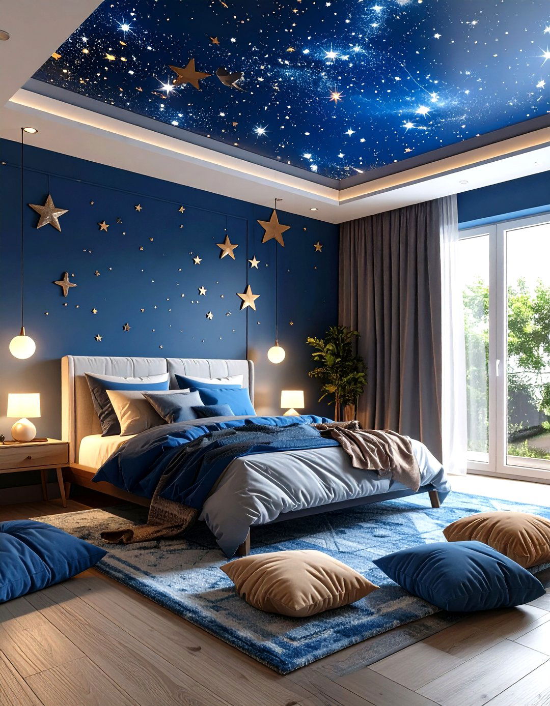 Starlight Ceiling Bedroom - 24 Taylor Swift Themed Bedroom Decor Ideas