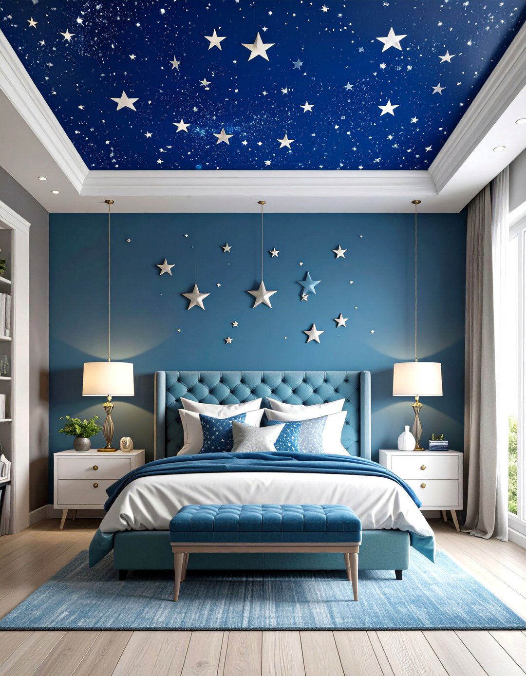 Starry Night Sky Ceiling Murals - 24 Ceiling Murals