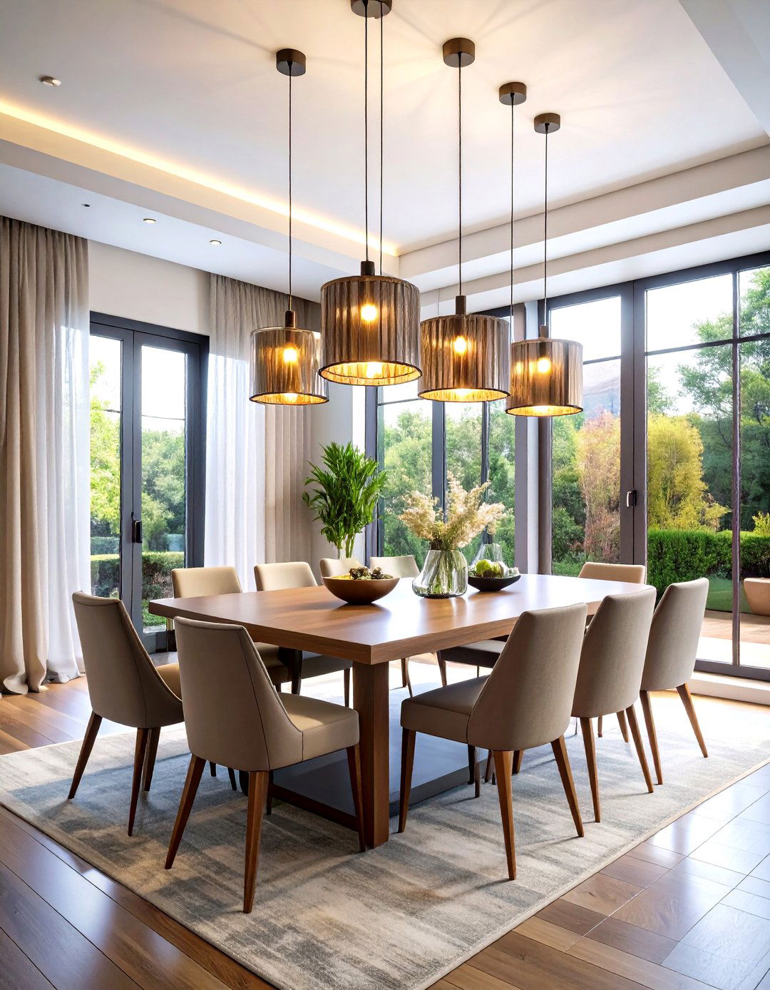 Statement Lighting Design - 24 Transitional Interior Design Ideas