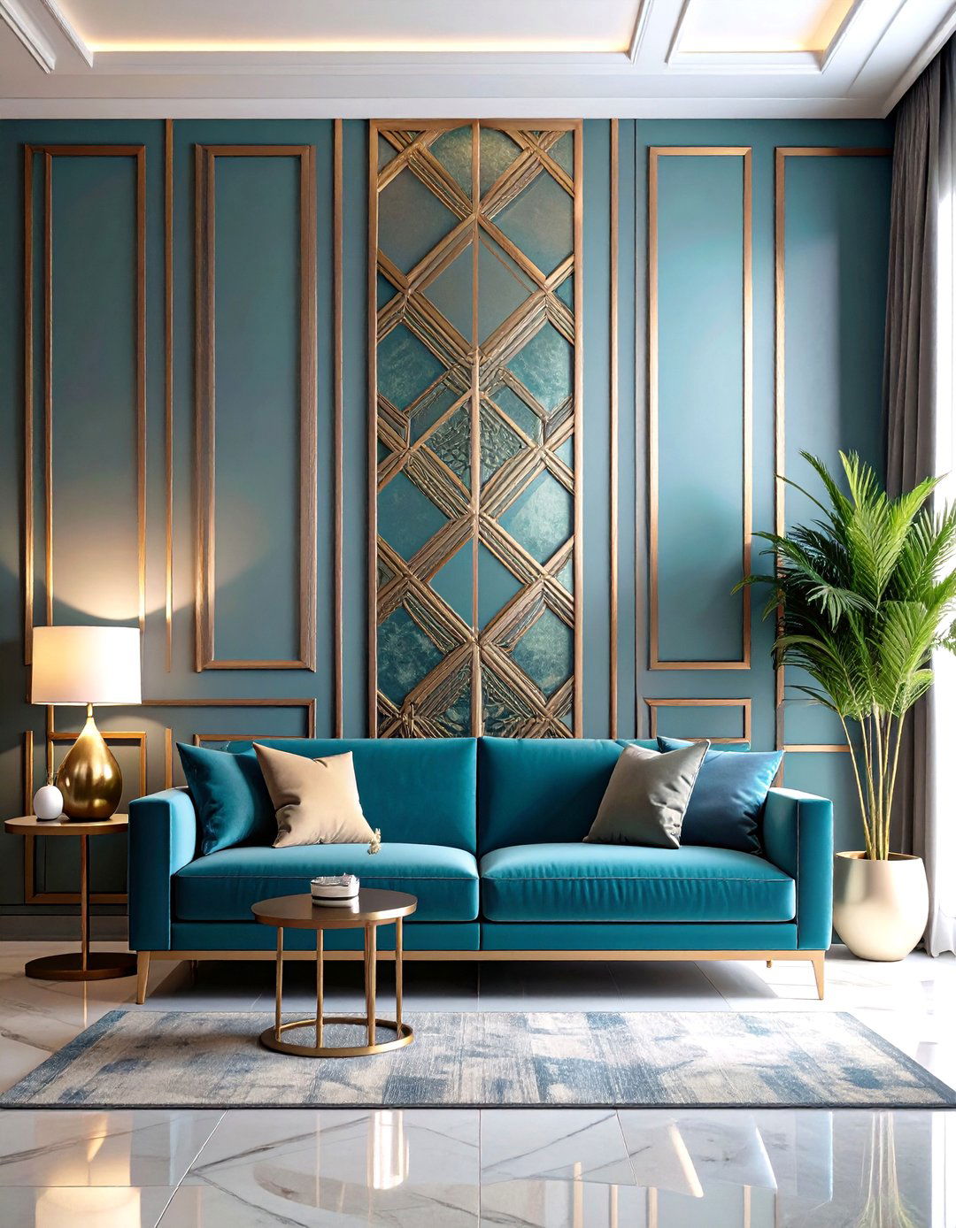 Statement Wall Treatments - 24 Glam Interior Design Ideas