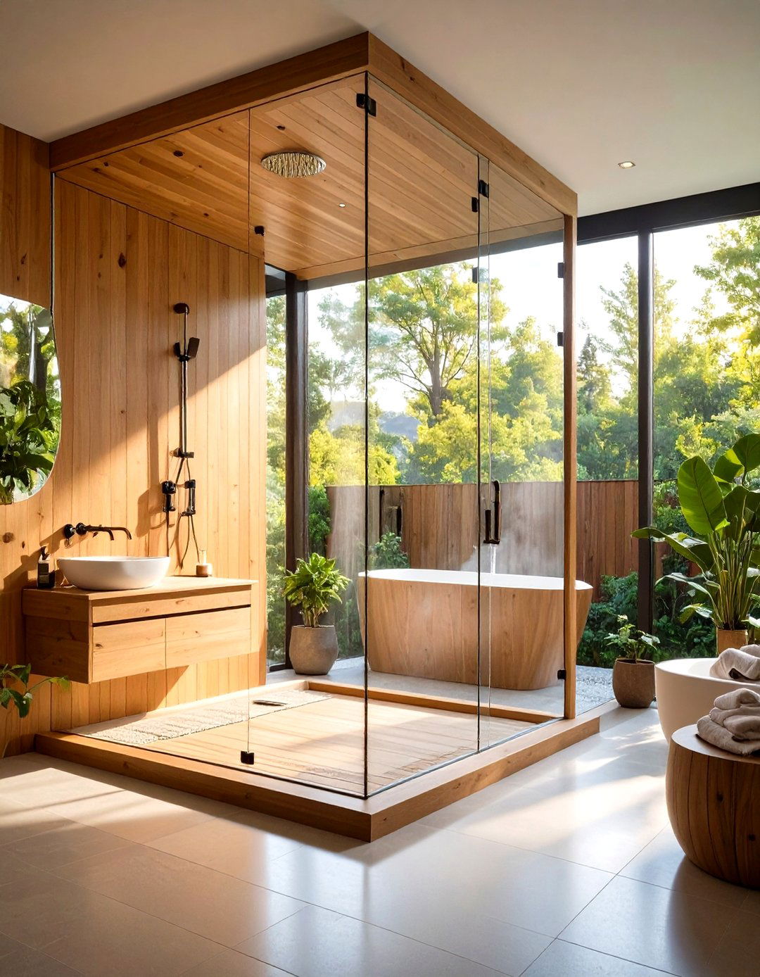 Steam Showers With Aromatherapy Integration - 24 Spa Like Bathroom Ideas