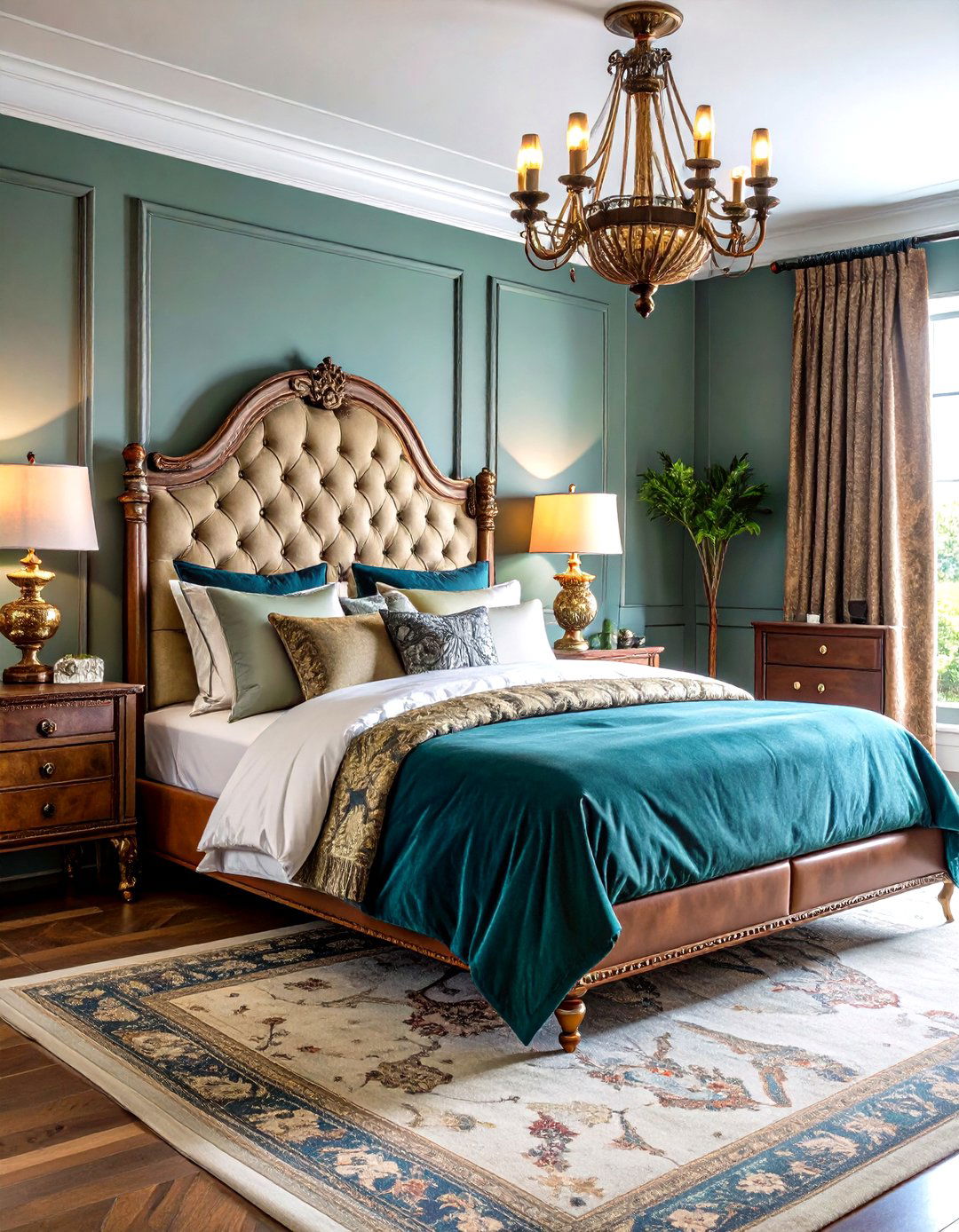 Steampunk Textile Layering - 24 Steampunk Bedroom Ideas