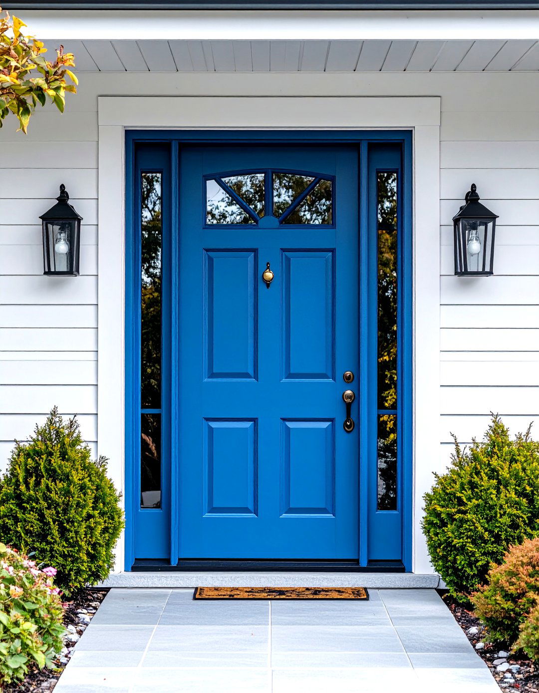 Steel Blue Doors - 24 Porch Paint Colors