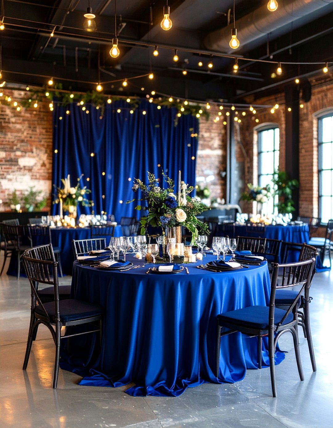 Steel Blue Industrial Wedding Theme - 24 Blue Wedding Theme Ideas