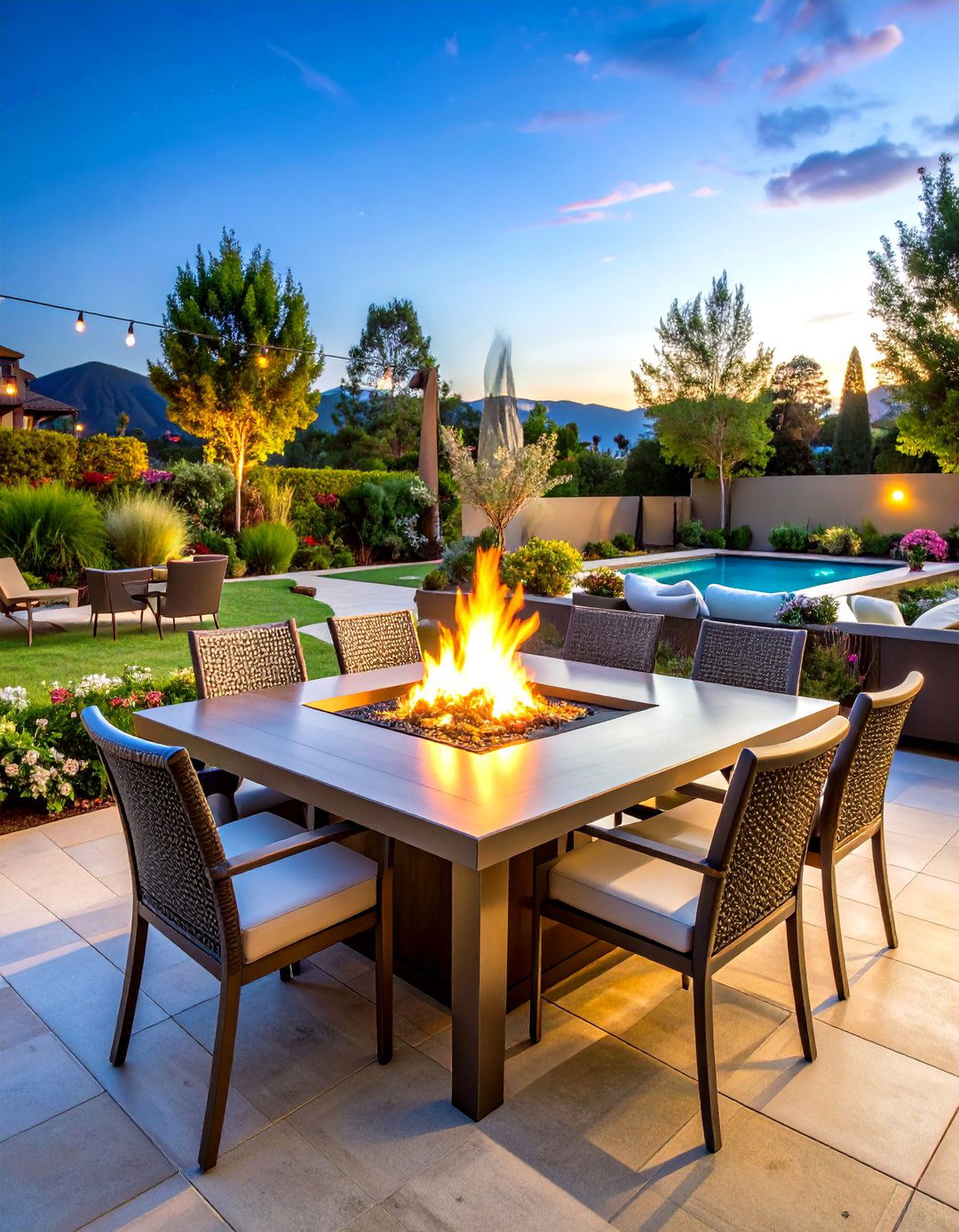 Steel Fire Pit Table - 24 Metal Fire Pit Ideas