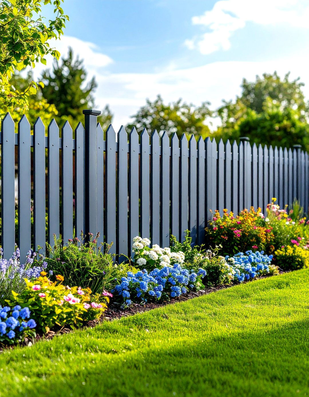 Steel Grey Industrial Chic - 24 Garden Fence Colour Ideas
