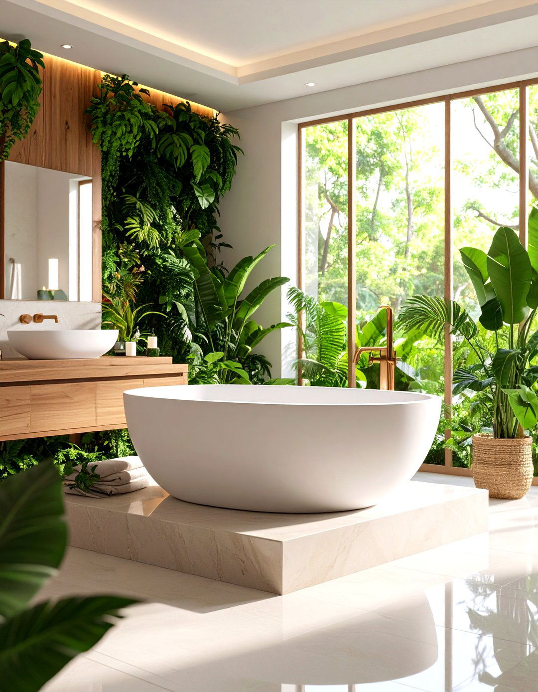 Stepped Platform Bathtub Surround - 24 Bathtub Surround Ideas
