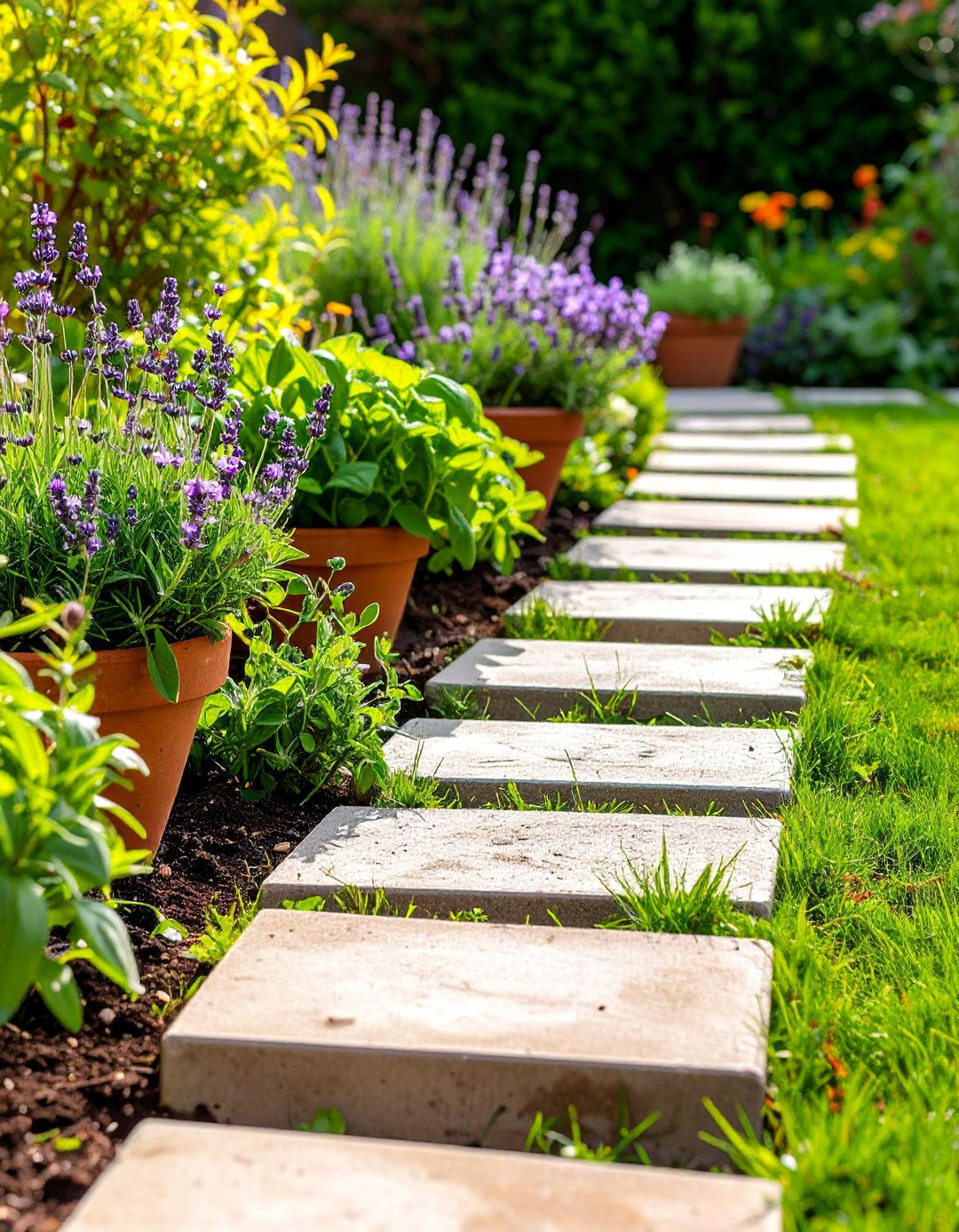 Stepping Stone Pathways - 24 Cinder Block Garden Ideas