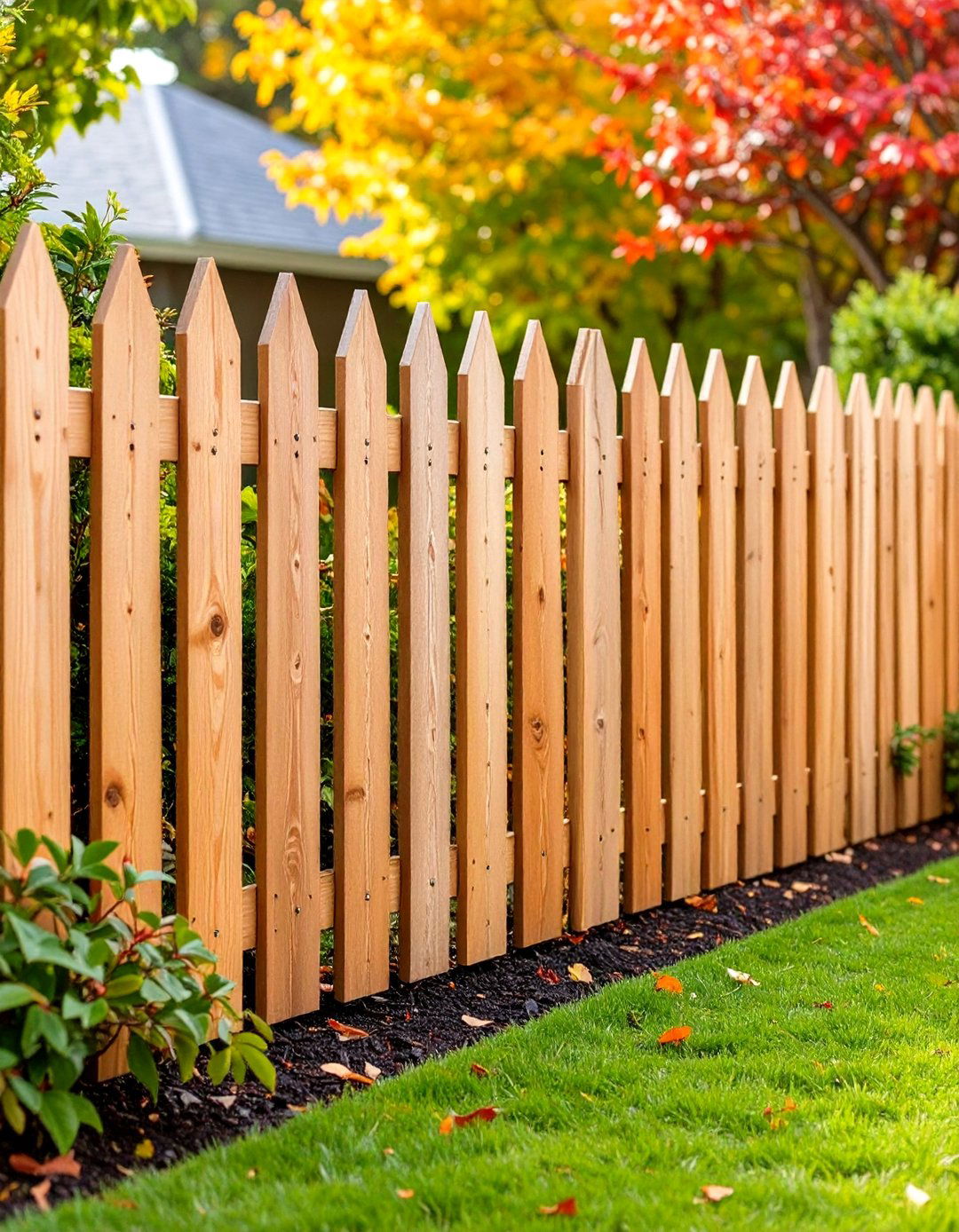 Stockade Privacy Fence - 24 Wood Fence Ideas