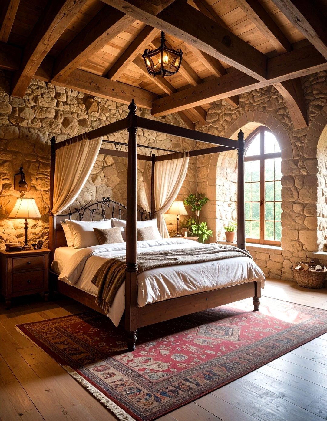 Stone Castle Study Chamber - 24 dark academia bedroom ideas