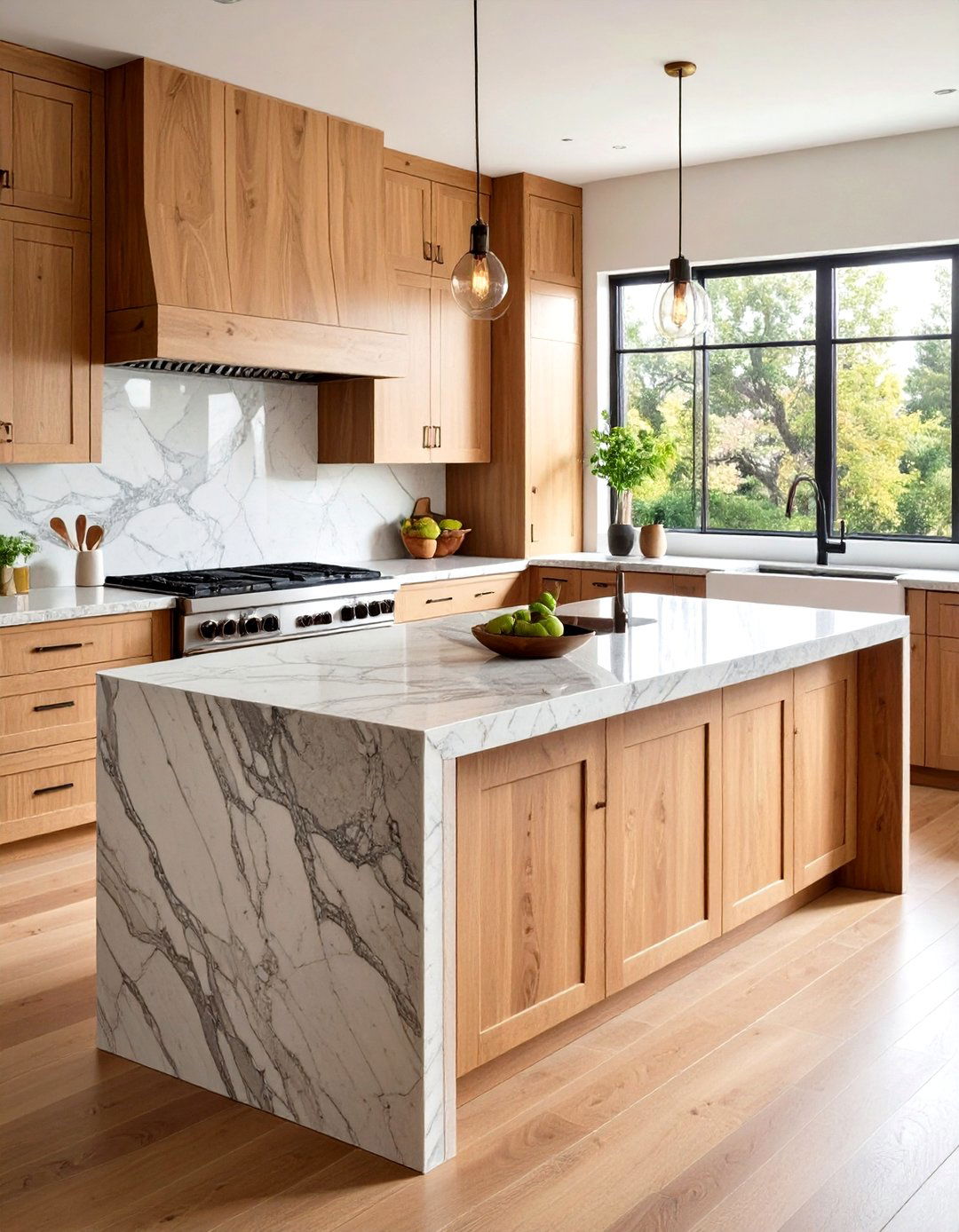 Stone Countertop Kitchen Islands - 24 Earthy Kitchen Ideas