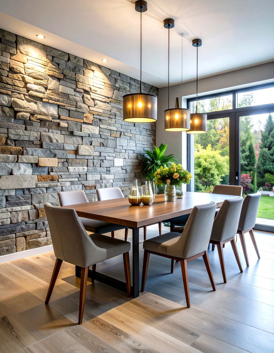 Stone Veneer Accent Installation - 24 Feature Wall Ideas