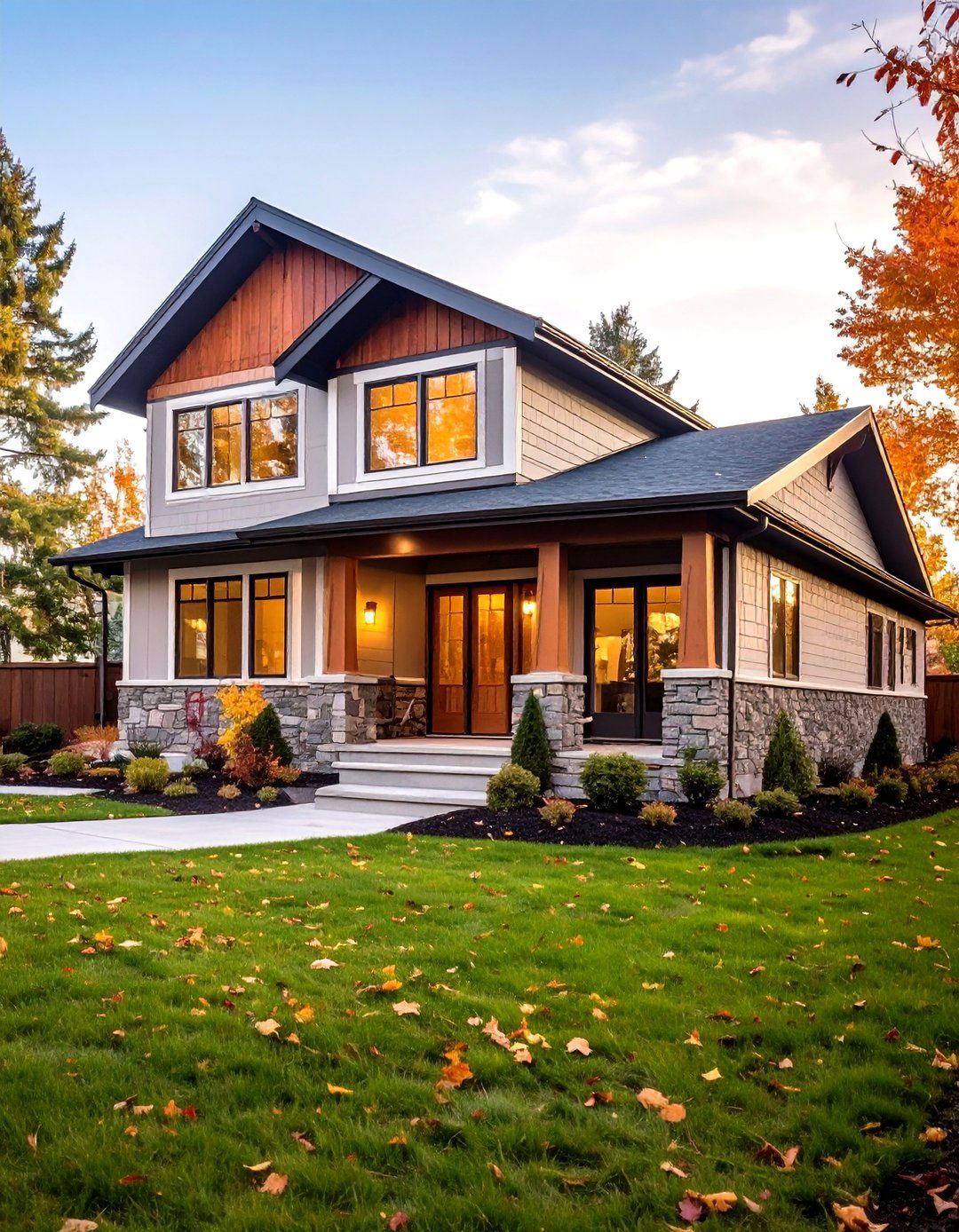Stone Veneer Accent Integration - 24 Mobile Home Siding Design Ideas