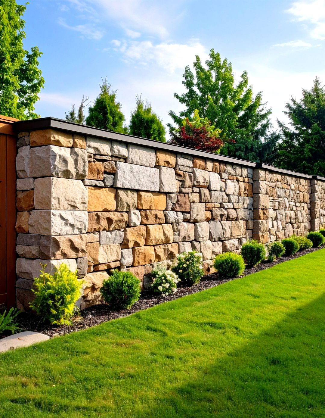Stone and Masonry Privacy Wall Features - 24 Outdoor Privacy Screen Ideas