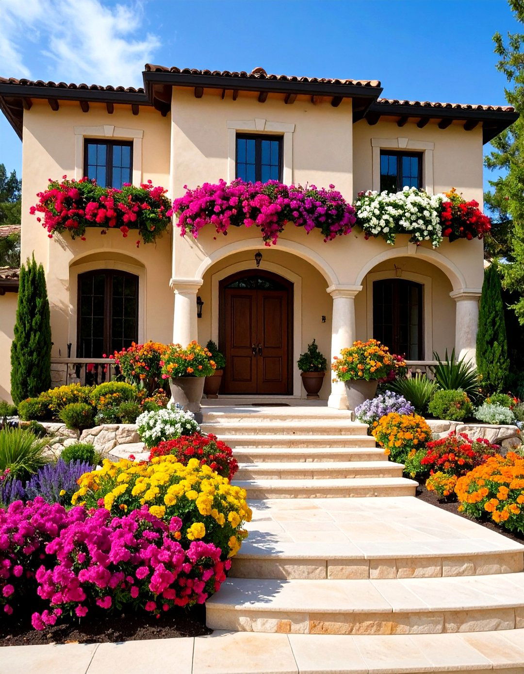 Stone and Stucco Combinations - 24 spanish style home exterior ideas