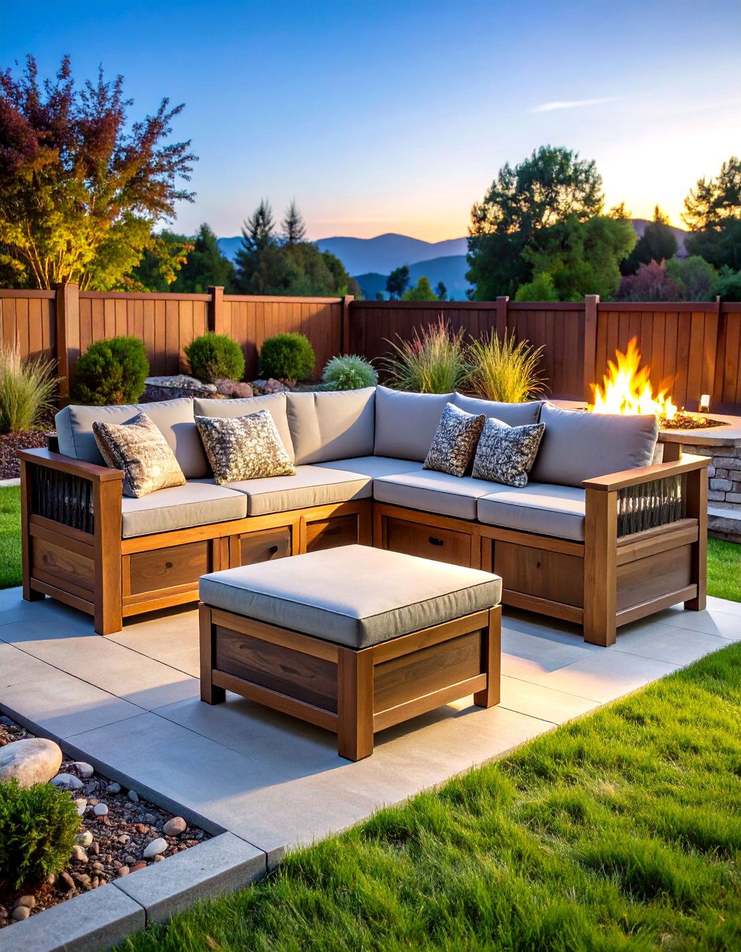 Storage Bench Fire Pit Seating - 24 Fire Pit Chair Ideas