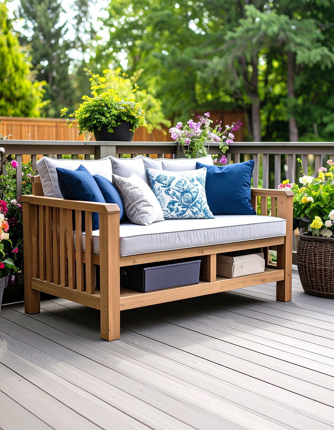 Storage Deck Bench Solutions - 24 Deck Seating Ideas