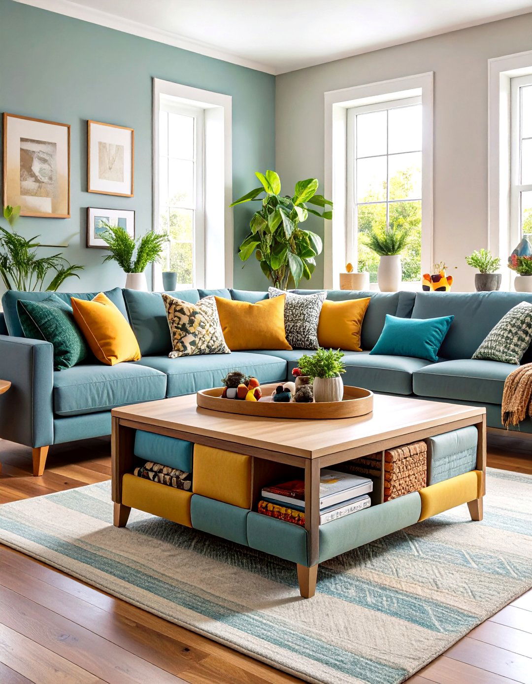 Storage Ottoman Coffee Tables - 24 Living Room Toy Storage Ideas