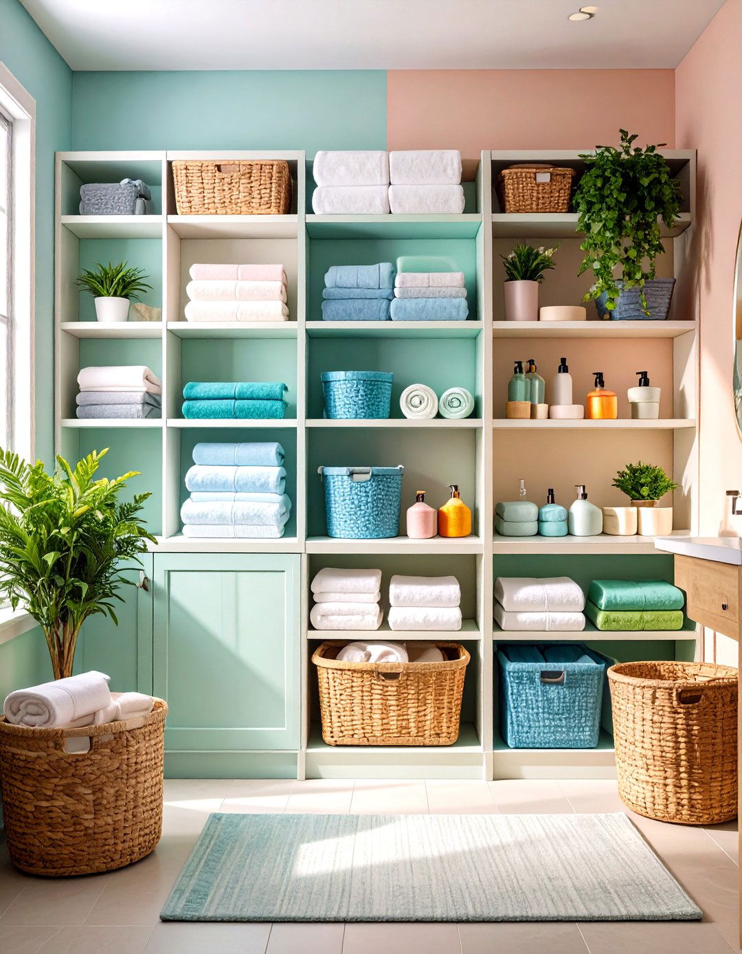 Storage Solution Displays - 24 Bathroom Staging Ideas