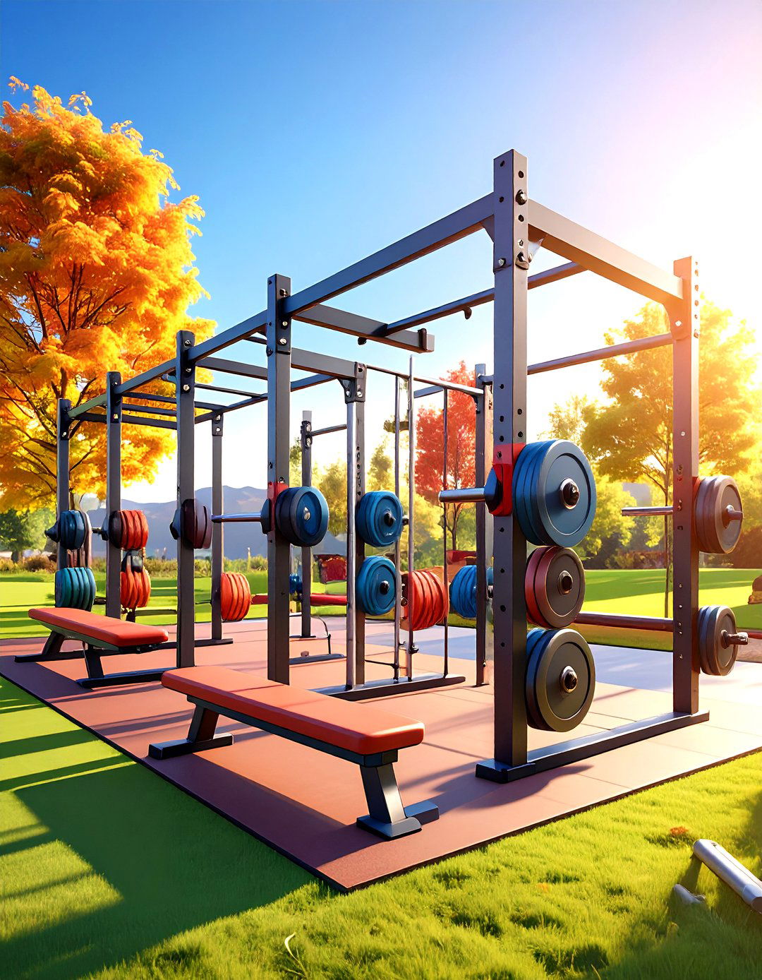 Strength Training Power Zone - 24 Outdoor Gym Ideas