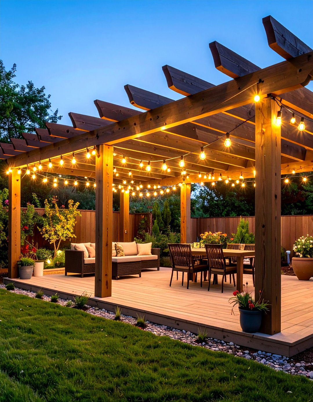 String Lighting Installations - 24 Backyard Decor Ideas