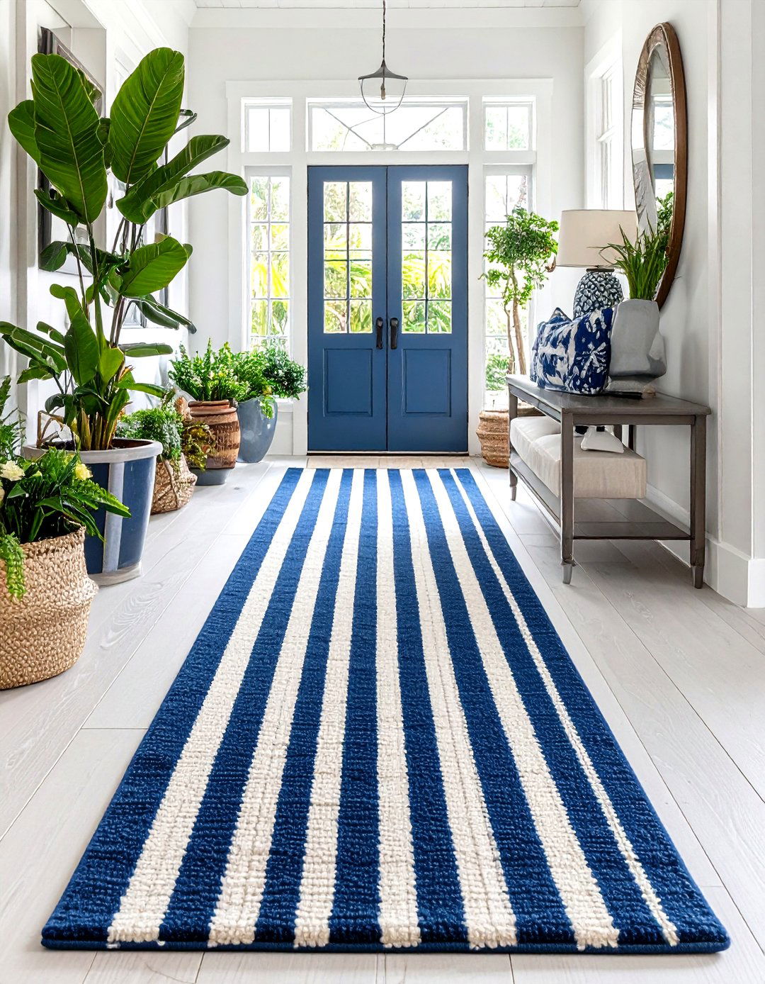 Striped Runner Variations - 24 Entryway Rug Ideas