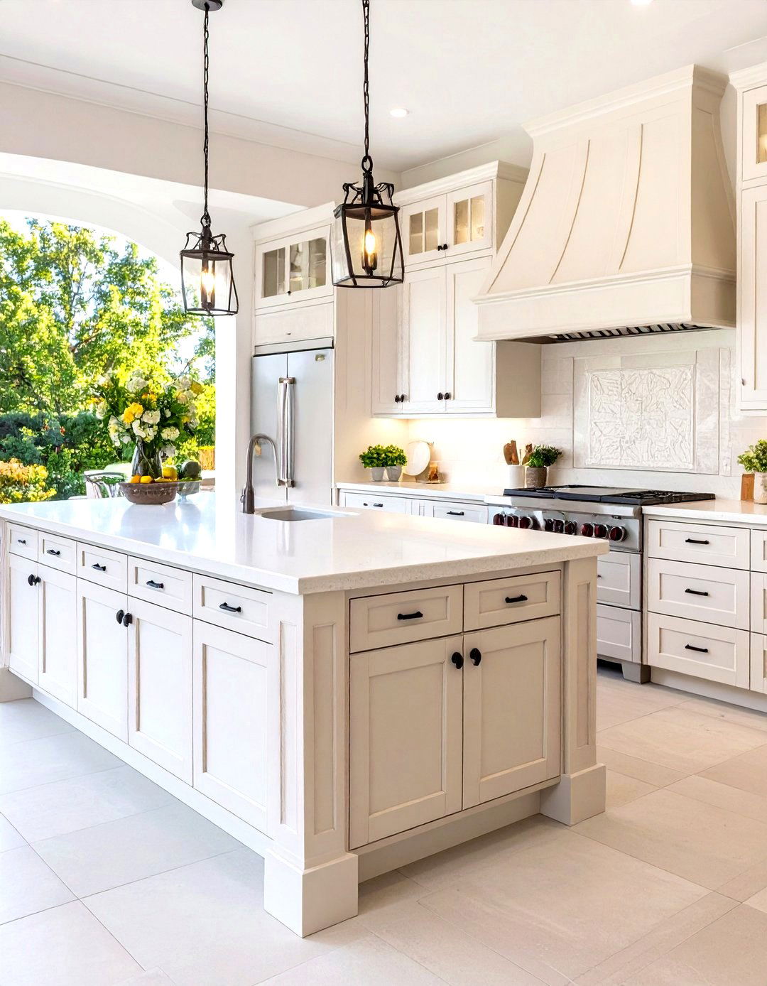Stucco Kitchen Island with Built in Storage Solutions - 24 Stucco Outdoor Kitchen Ideas