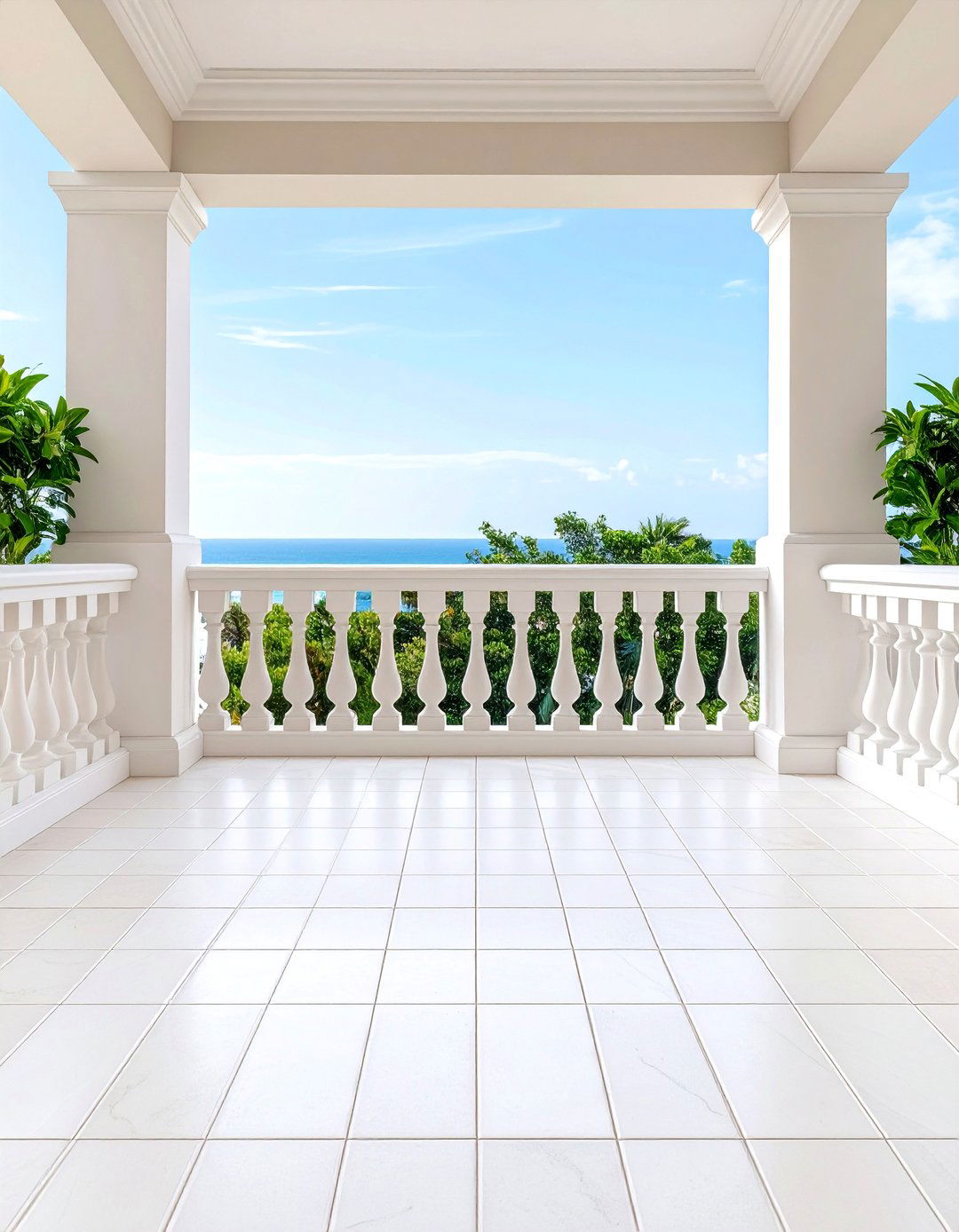 Subway Style Balcony Wall Tiles - 24 Balcony Tiles Ideas