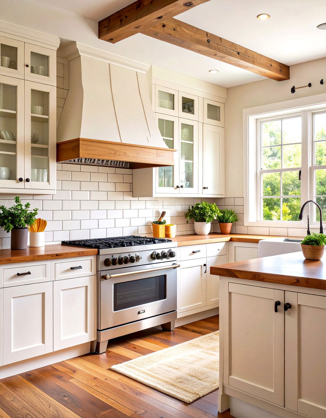 Subway Tile Classic Kitchen - 24 Vintage Kitchen Ideas
