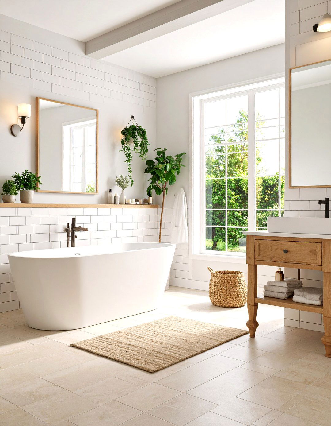 Subway Tile Effect Panels - 24 Bathroom Wall Paneling Ideas