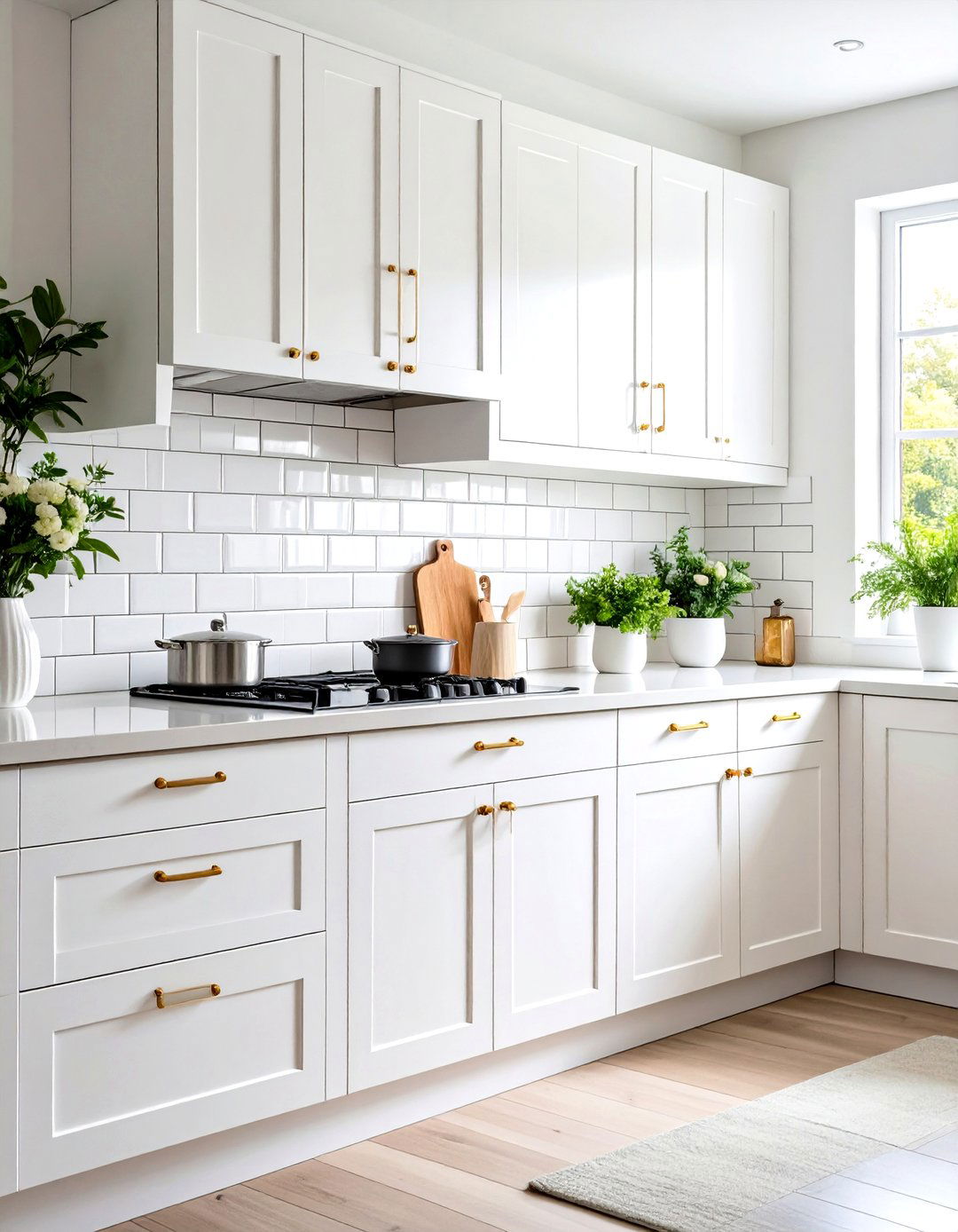 Subway Tile Kitchen Backsplashes - 24 Scandinavian Kitchen Ideas