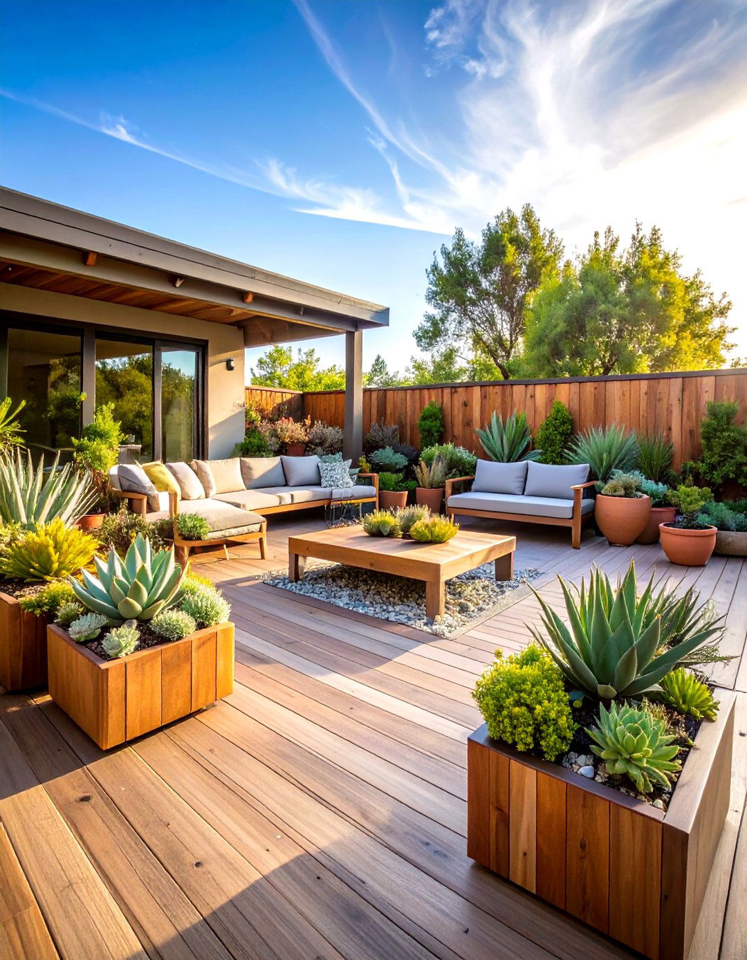 Succulent Arrangements for Low Maintenance Beauty - 24 Deck Decorating Ideas With Plants