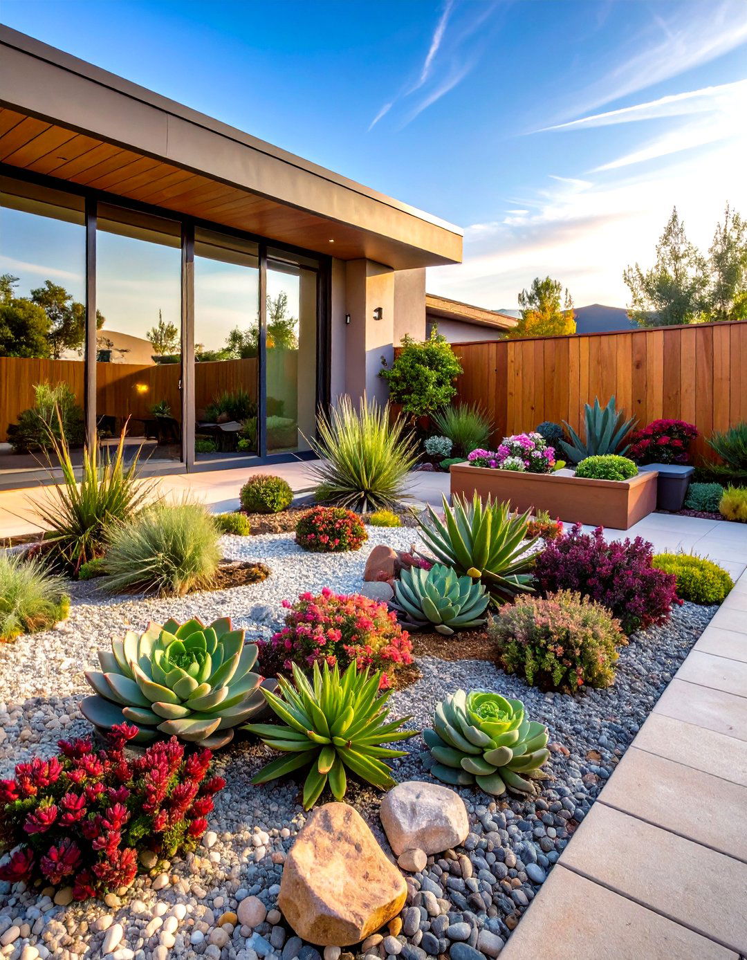 Succulent Desert Container Gardens - 24 Potted Plant Arrangement Ideas