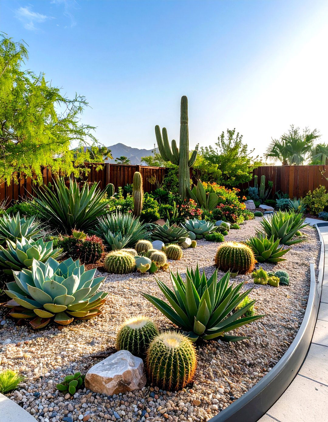 Succulent Desert Flower Beds - 24 Flower Bed Ideas
