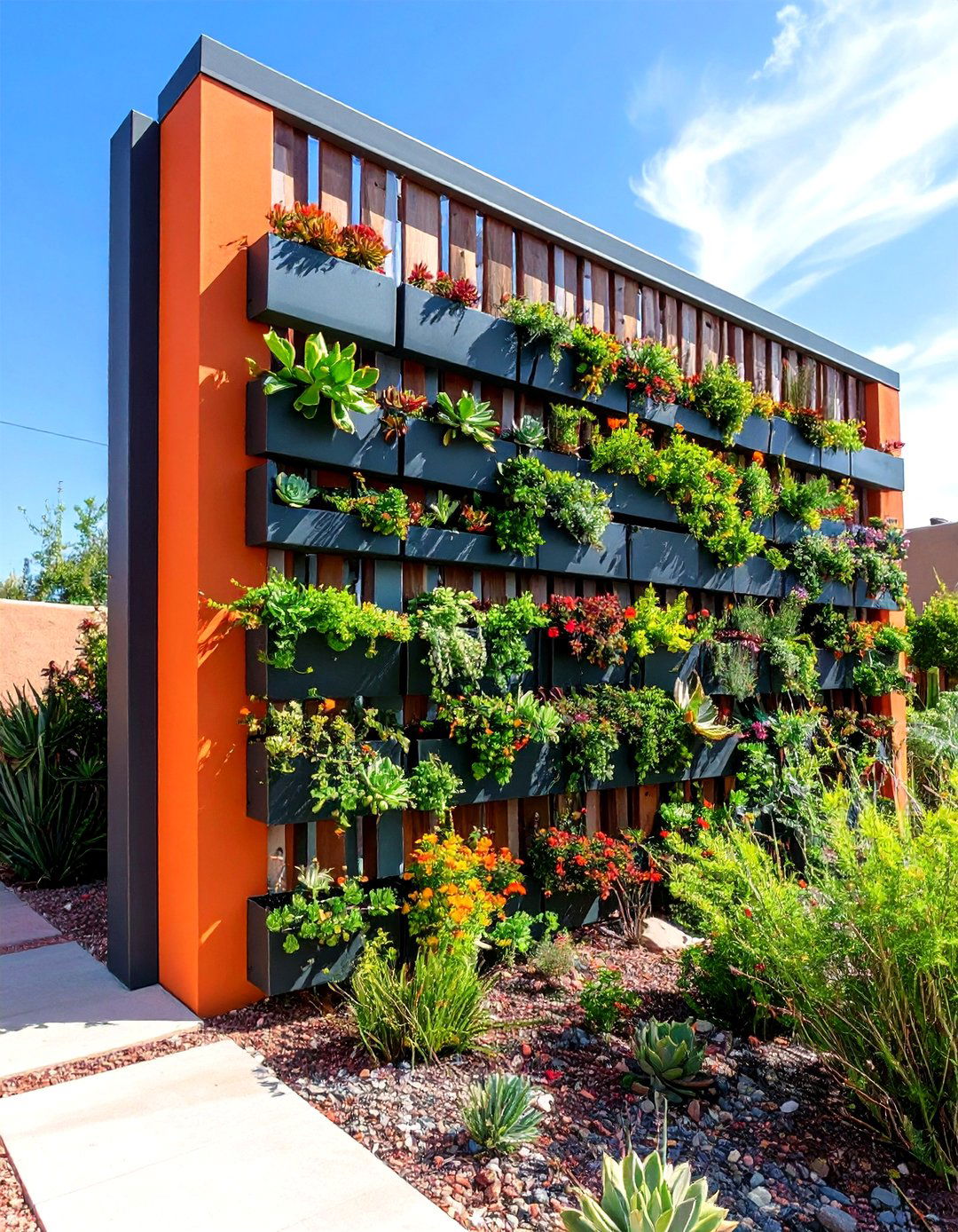 Succulent Pocket Walls - 24 Garden Wall Ideas