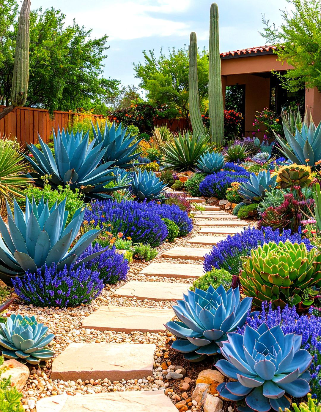 Succulent Rock Garden Terraces - 24 Tiered Garden Ideas