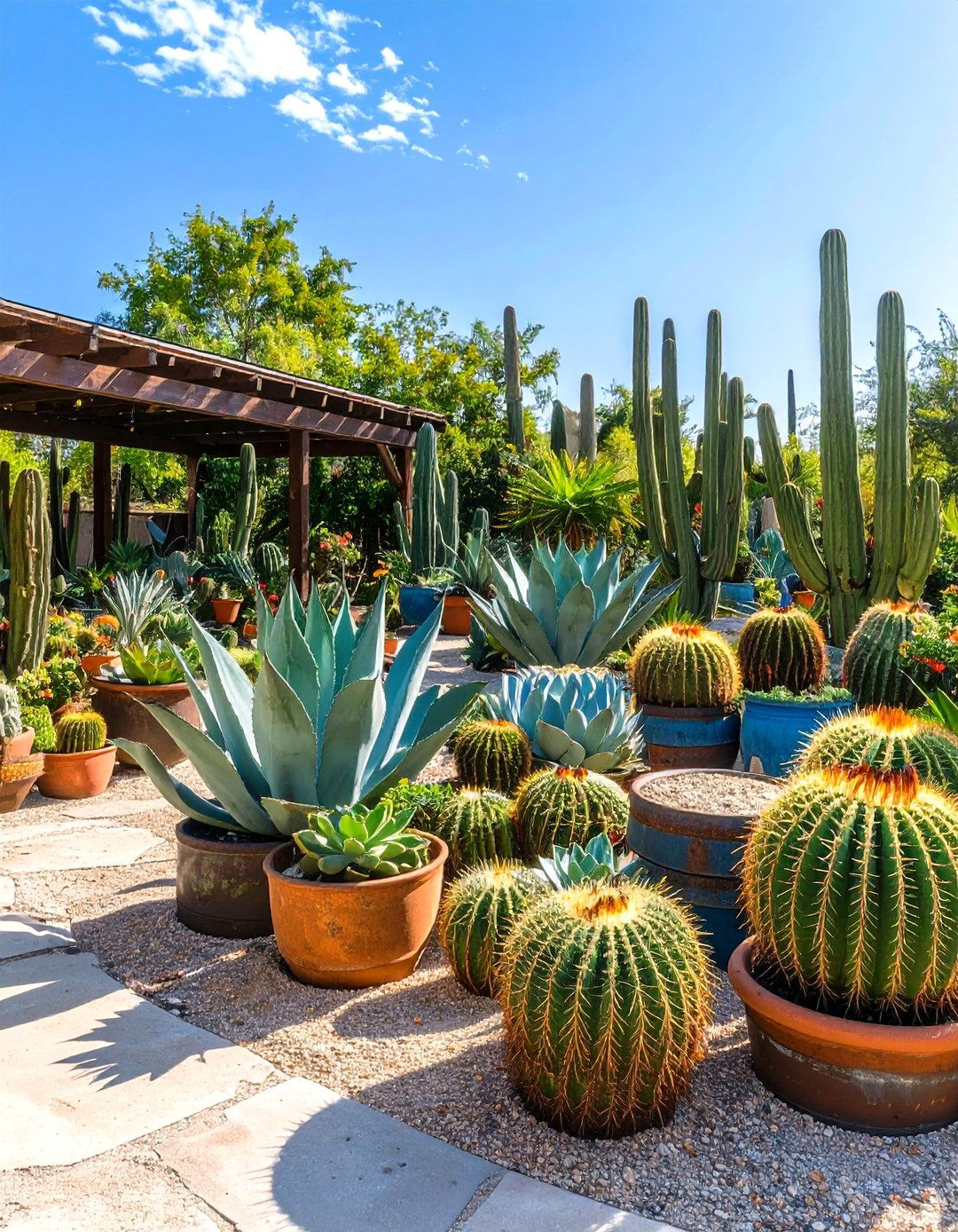 Succulent Showcase Garden - 24 Mediterranean Garden Ideas